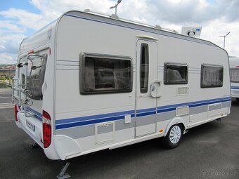 Prodám karavan Hobby 495 UL,r.v.2008 + mover, satelit , stan - 6