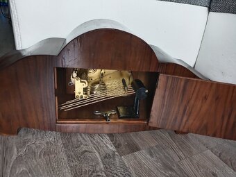 Krbové stolní hodiny Německo starožitný - 6