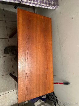 Dřevěný obdélníkový stolek - 6