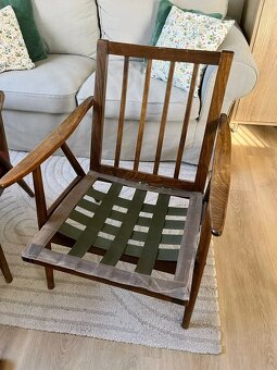 Dvě vintage křesla, originál TON - 6