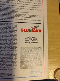 Časopisy Sluníčko 3 ks (1985-89) - 6