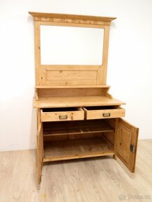 Originál komoda/toaletka se zrcadlem po odborné renovaci - 6