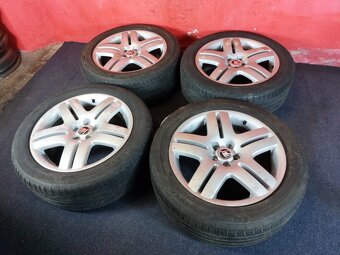 ALU disky VW 5x100 R17 s letními pneu 225/50 R17 - 6
