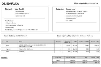 2x LED autožárovka Philips Ultinon Access HIR2 - 6