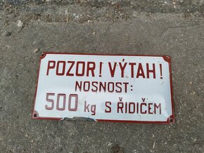 Smaltované cedule - 6