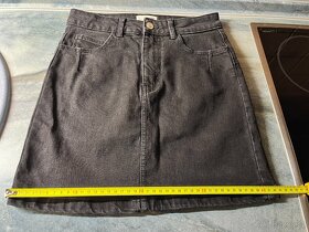 NOVÁ černá džínová sukně - riflová sukně vel. 36 Chvaletice - 6