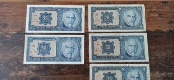 Bankovky a státovky 1919-1945, ČSR. Protektorát. - 6