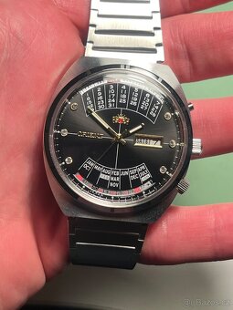 Orient “vecny kalendar” hodinky / retro watch - 6