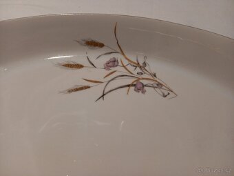 Porcelánové oválné servírovací talíře - Bernadotte - 6