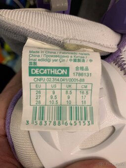 Dětské/dívčí nastavitelné brusle Oxelo, vel. 26-28 - 6