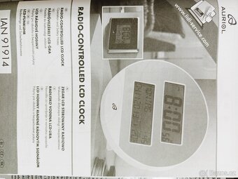 NOVÉ LCD HODINY KONTROLOVANÉ RADIEM - 6