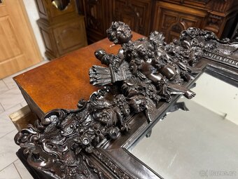 Starožitné zrcadlo s aplikami - 6