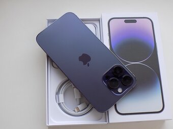 APPLE iPhone 14 Pro MAX 128GB Deep Purple - ZÁRUKA -TOP STAV - 6