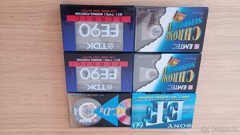 Sony,Basf,TDK,Emtec kazety mc - 6