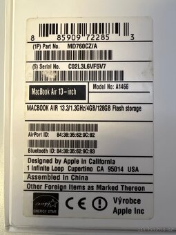 MacBook Air 13” A1466 rok 2013 - 6