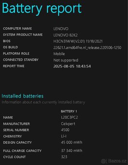 Lenovo ideapad gaming 3, AMD 5600H, NVIDIA 3050, 16GB RAM - 6