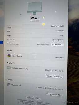 iMac 2024, M3, 24”, 8 GB RAM, 500 GB SSD - 6