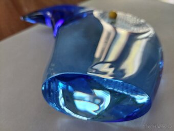 Skleněné těžítko hlava ptáka - 6