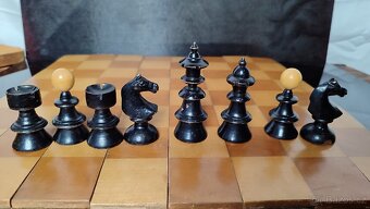 Staré dřevěné šachy - 6