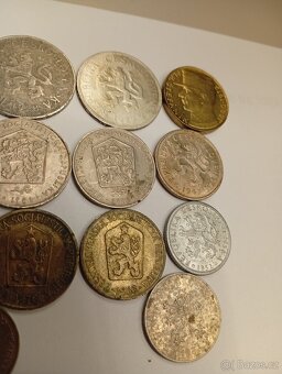 KONVOLUT MINCÍ ČESKO SLOVENSKO A STŘÍBRNÉ MINCE - 6