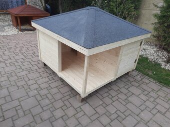 Bouda pro psa LUX BUNGALOW - zateplená, 4 velikosti - 6