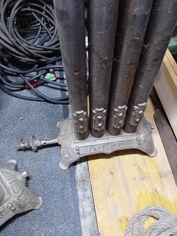 Secesní plynová kamna Vulkan - 6