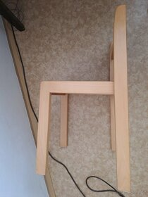 Dětská židlička z masivního tvrdého dřeva, nová - 6
