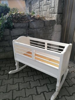 Kolébka bílá pro miminko - 6