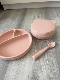 Jídelní set Minikoioi pink - 6