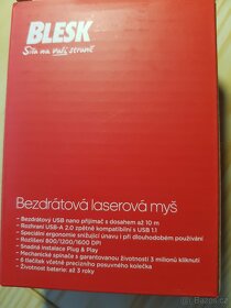 Bezdrátová laserová myš Blesk - 6
