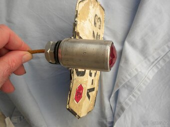 JAWA Special JAWA Robot zadní světlo hlinikové značeno FJ - 6
