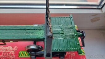 LGB 4066 - 4nápr. vůz na přepravu kmenů, trámů vč.obalu - 6