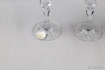 Broušené skleničky křišťál 24% PbO - 6