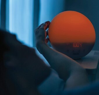 Světlo s budíkem Philips HF3519/01 - 6