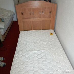 Starožitná postel s polohovatelným roštem+matrace (postel 1) - 6