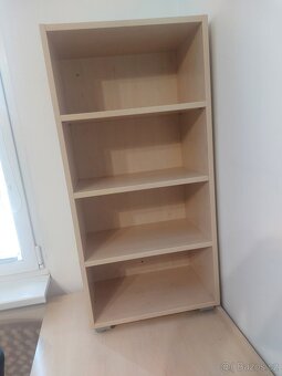 Psací stůl, židle a regálek - 6