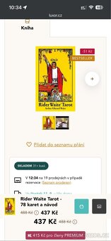 Rider Waite Tarot - 78 karet a návod - 6