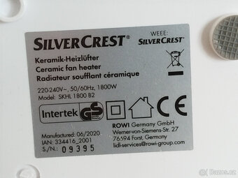 Teplovzdušný keramický ventilátor SilverCrest - 6