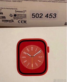 Watch 8 cell 45 Red, Red Sport Band(Chytré hodinky) - 6