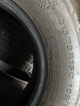 2x zimní pneu 215/70/15 C Kumho - 6