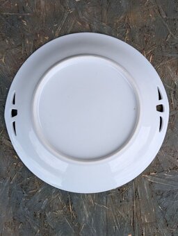 Starožitný porcelánový servírovací talíř. - 6