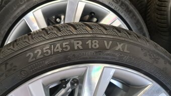 ALU KOLA R18 - 5x112 zimní originál ŠKODA OCTÁVIA 4, VW GOLF - 6