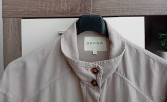 Review dámská lehká cropped bunda vel. Uni bavlna len - 6