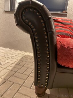 Kožený gauč v anglickém stylu - 6