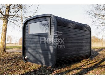 Zahradní finská sauna 4M CUBE s předsíní - 6