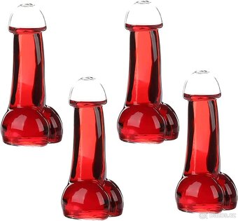 4 sklenice na drink ve tvaru penise nové Super na zabavu - 6