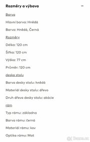 Jídelní stůl masiv NOVÝ - 6