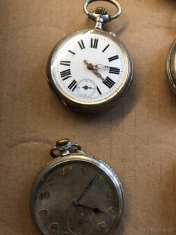 15x stříbrné kapesní hodinky DOXA ROSKOPF a jiné funkční - 6
