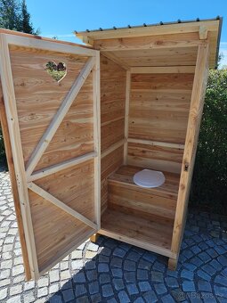 Venkovní WC, kadibudka nová - 6
