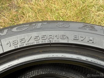 4x Letní RFT pneu Good Year Eagle NCT 5 - 195/55 R16 - 90% - 6